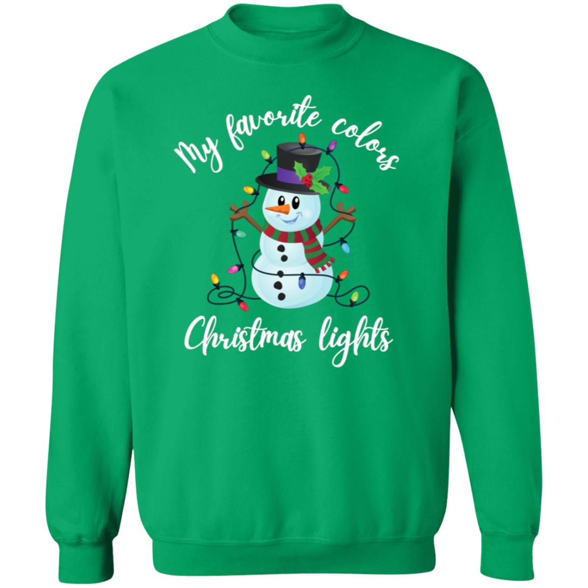 My Favorite Colors Snowman Soft Unisex Sweatshirt