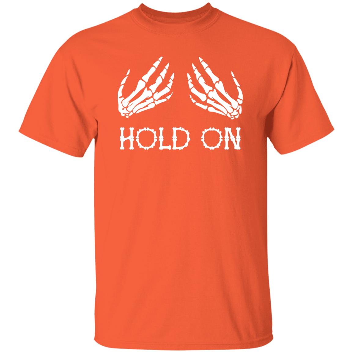 Punk Rock Skeleton Cool Rocker - Bones Hold On Halloween Unisex T-Shirt