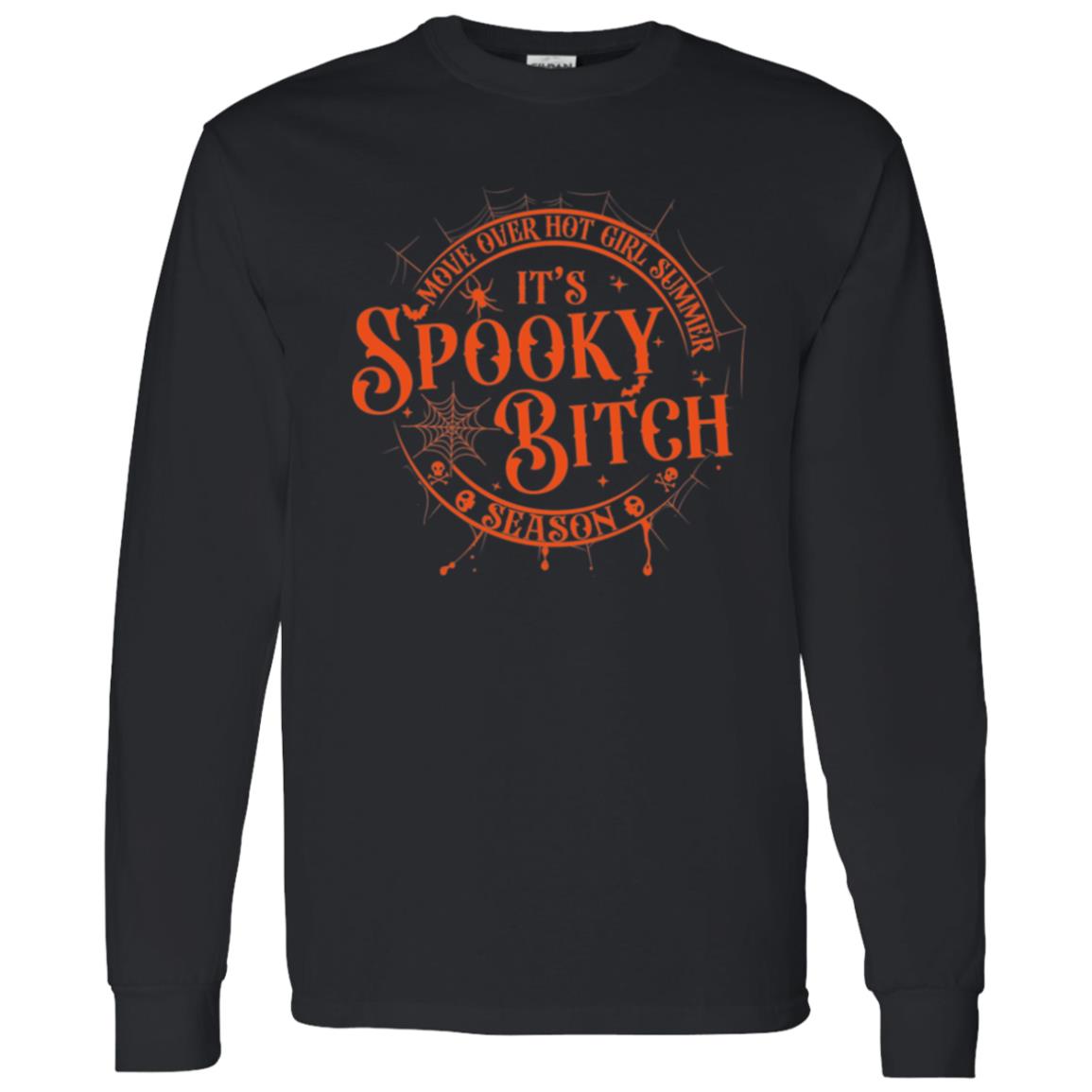 Spooky Halloween - Soft & Cozy, Short Sleeve, Long Sleeve Crew Neck, Pullover Hoodie - Eye Catching Print Design - Perfect Casual Wear for Festive Season