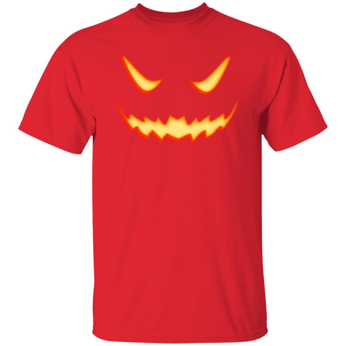Scary Pumpkin Jack O Lantern Face Halloween Unisex T-Shirt