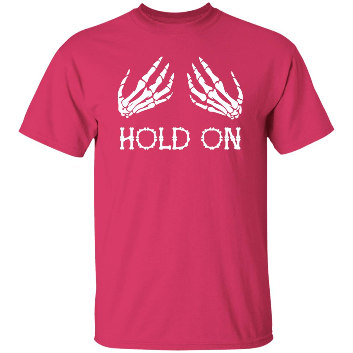Punk Rock Skeleton Cool Rocker - Bones Hold On Halloween Unisex T-Shirt
