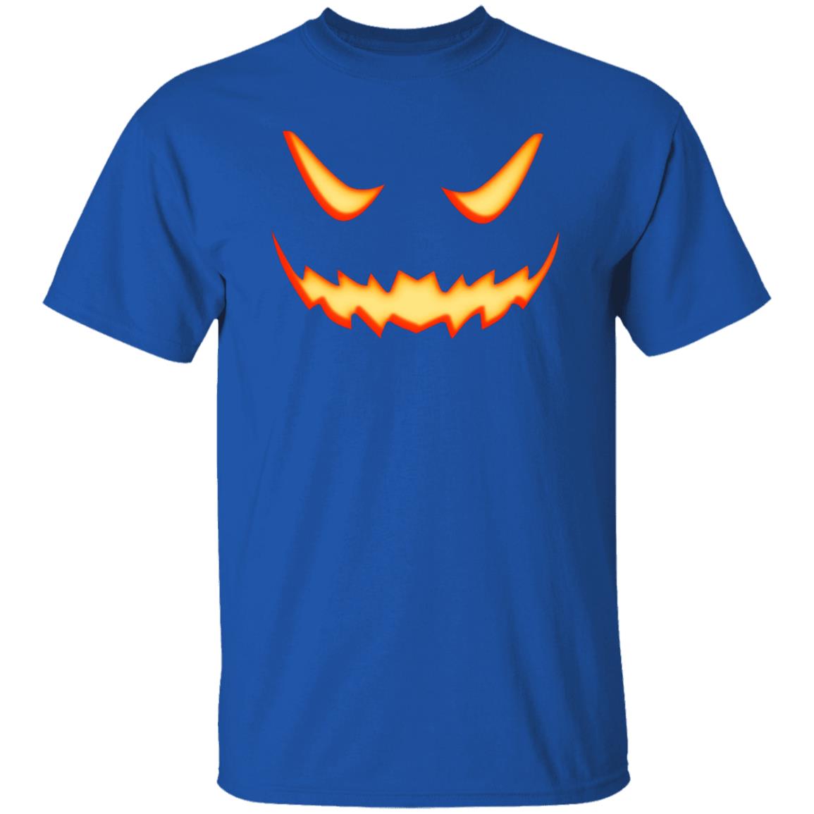 Scary Pumpkin Jack O Lantern Face Halloween Unisex T-Shirt