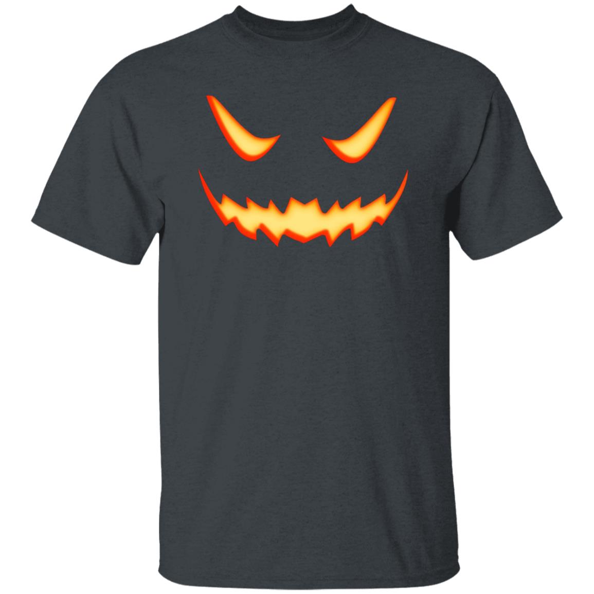 Scary Pumpkin Jack O Lantern Face Halloween Unisex T-Shirt