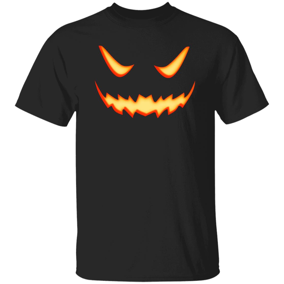 Scary Pumpkin Jack O Lantern Face Halloween Unisex T-Shirt