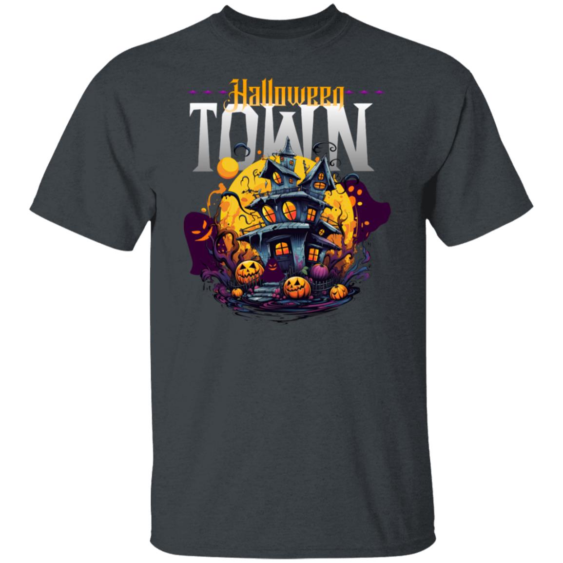 Spooky Ghost Halloween Town Pumpkin Halloween Town Unisex T-Shirt