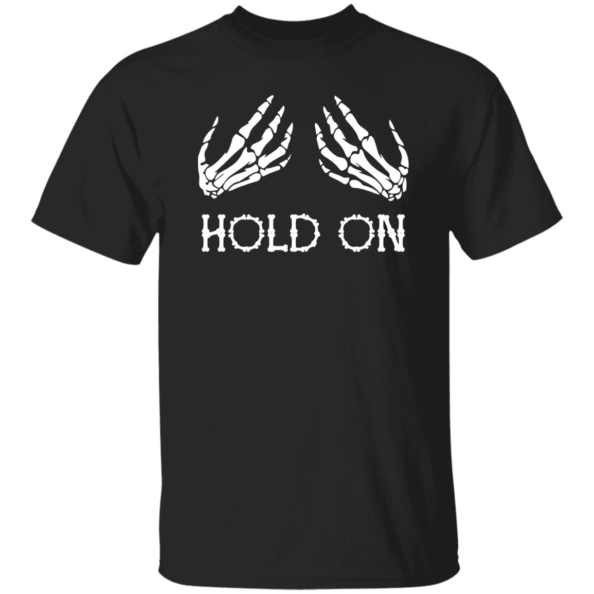 Punk Rock Skeleton Cool Rocker - Bones Hold On Halloween Unisex T-Shirt