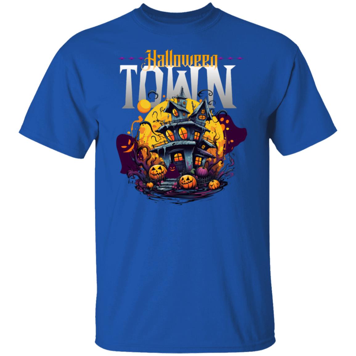 Spooky Ghost Halloween Town Pumpkin Halloween Town Unisex T-Shirt