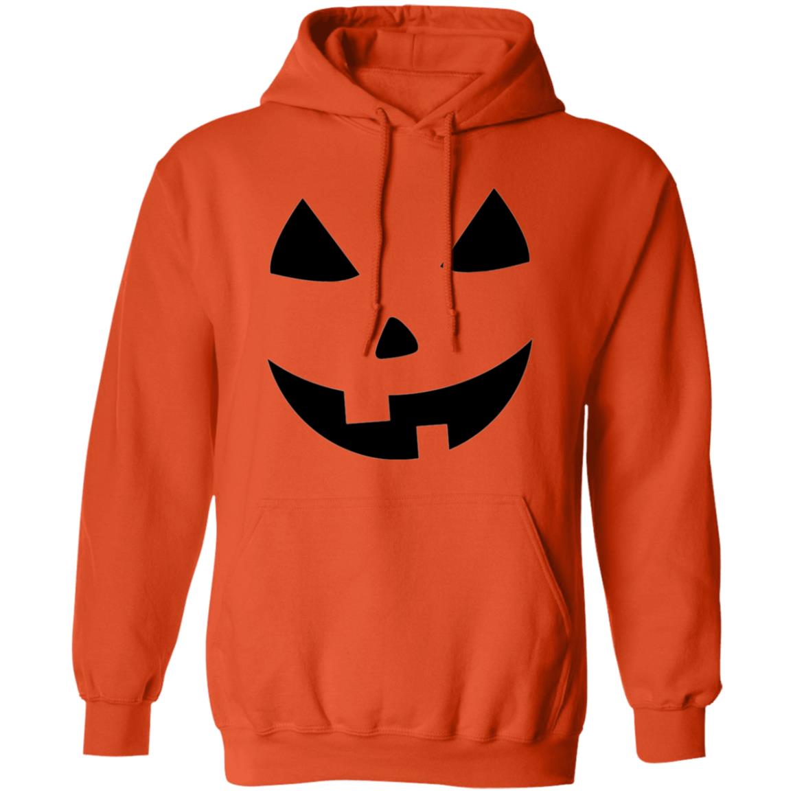 Giant Jack O' Lantern Face Halloween Pumpkin Fun Unisex Hoodie for Men Women Pullover Hoodie