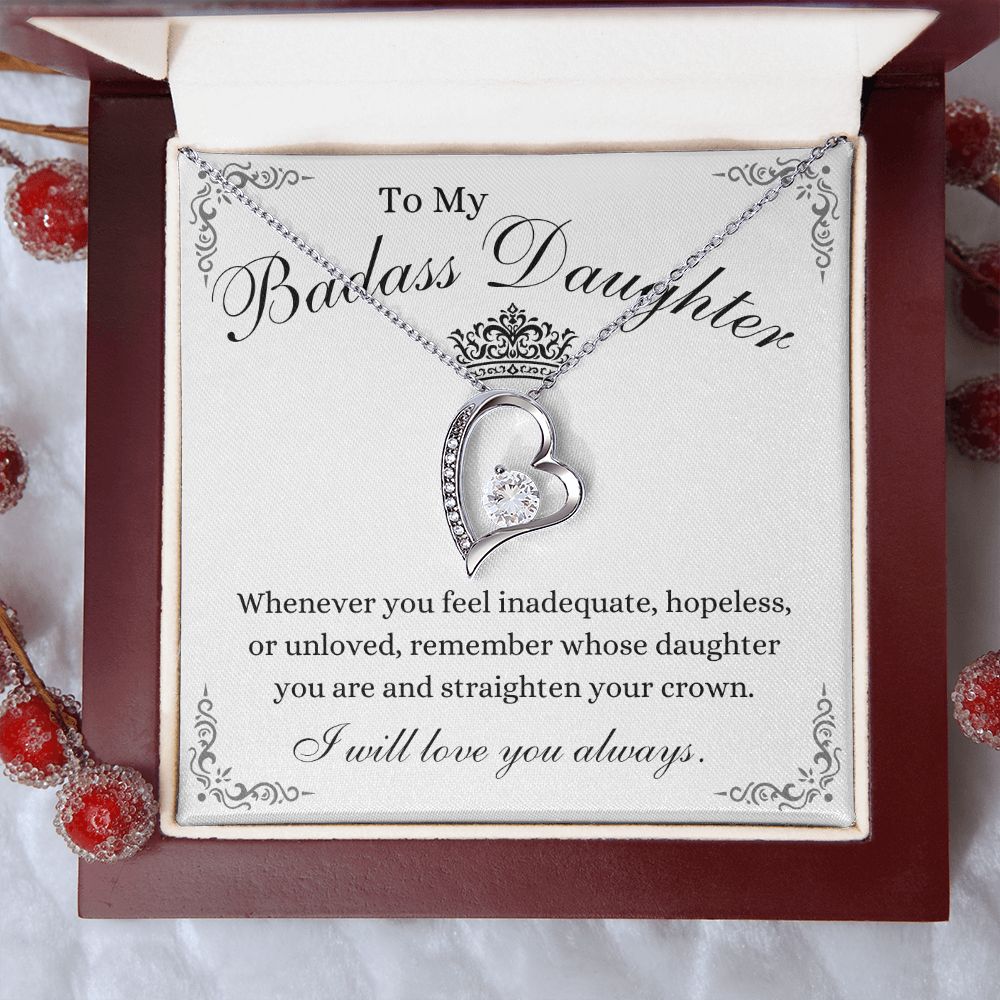 To My Beautiful Daughter / Forever Love Necklace