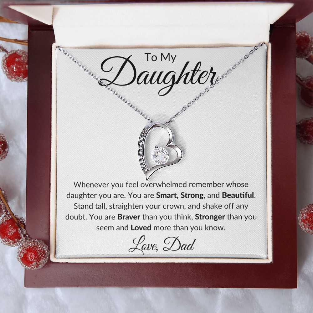 To My Daughter / Forever Love Necklace