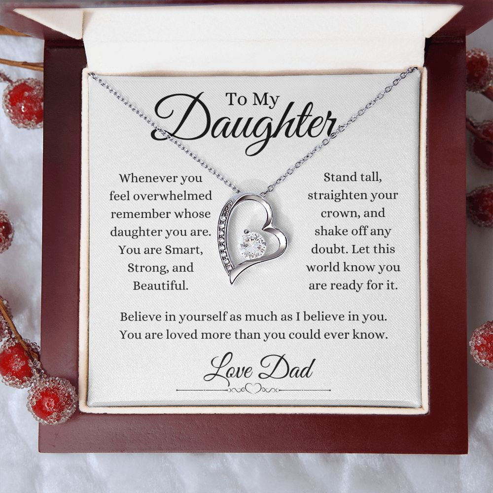 To My Daughter / Forever Love Necklace