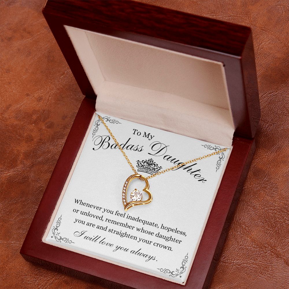 To My Beautiful Daughter / Forever Love Necklace