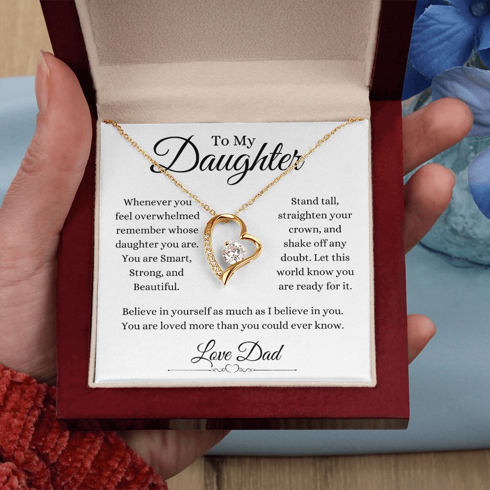 To My Daughter / Forever Love Necklace