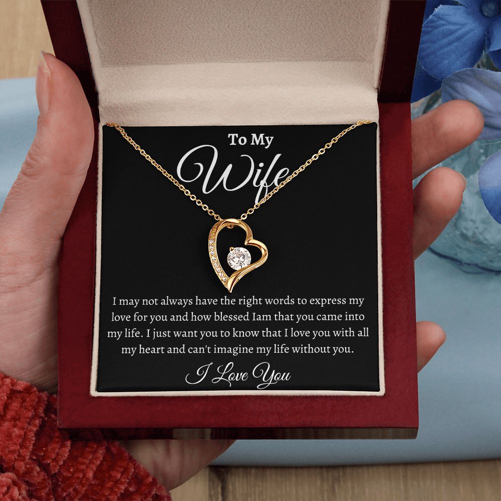 To My Wife / Forever Love Necklace