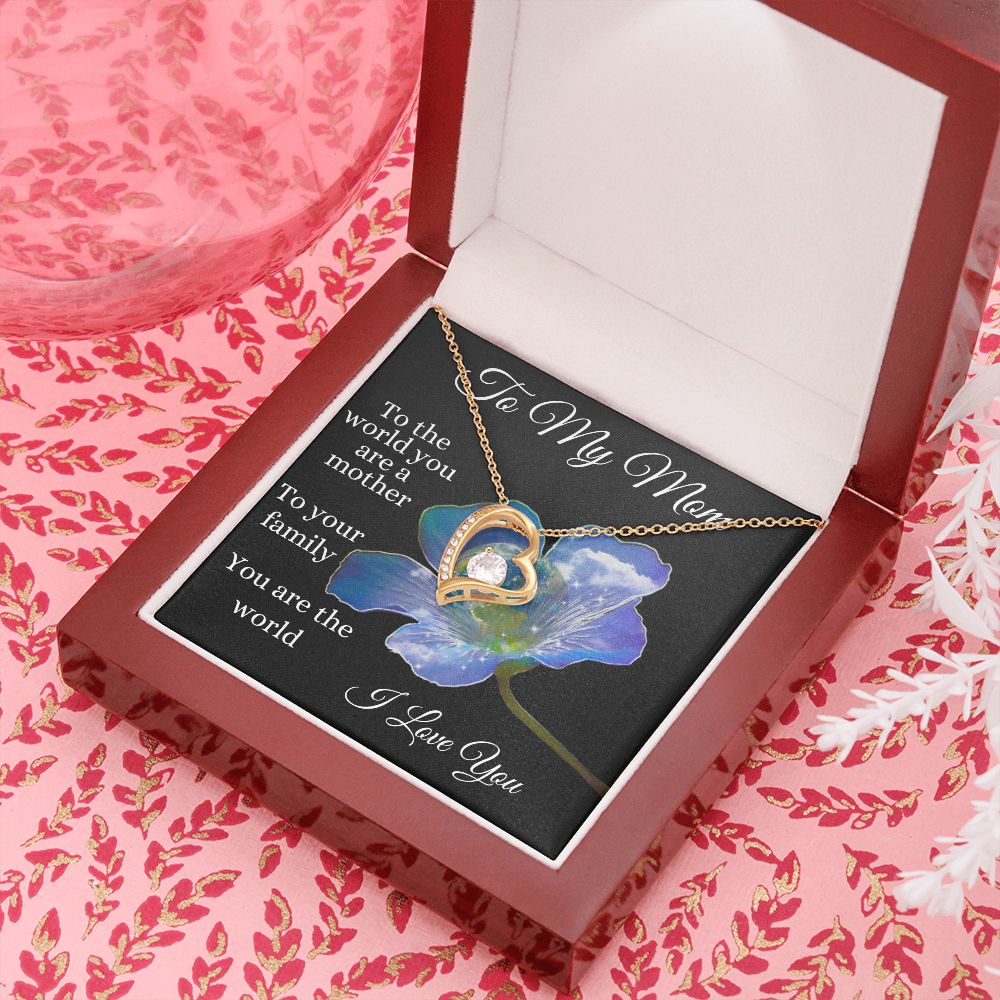 To My Mom / Forever Love Necklace