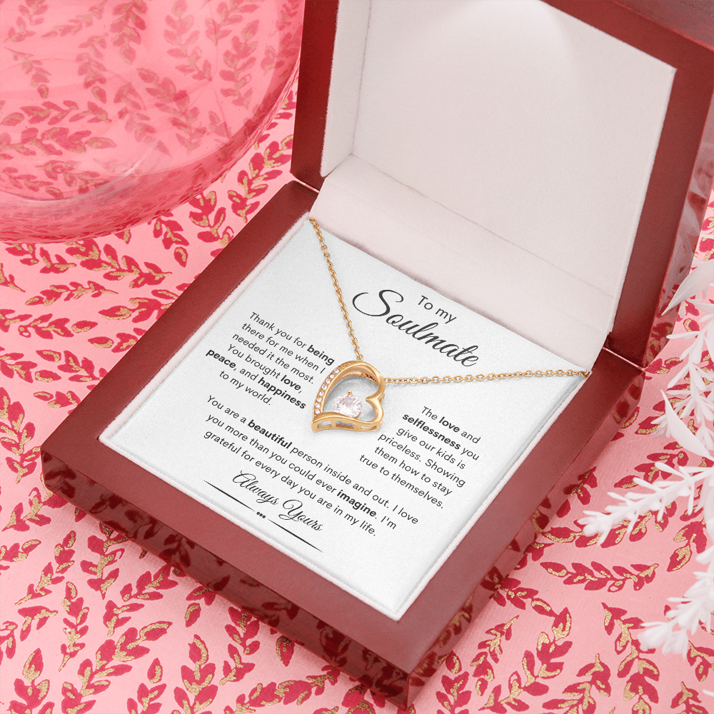 To My Soulmate / Forever Love Necklace