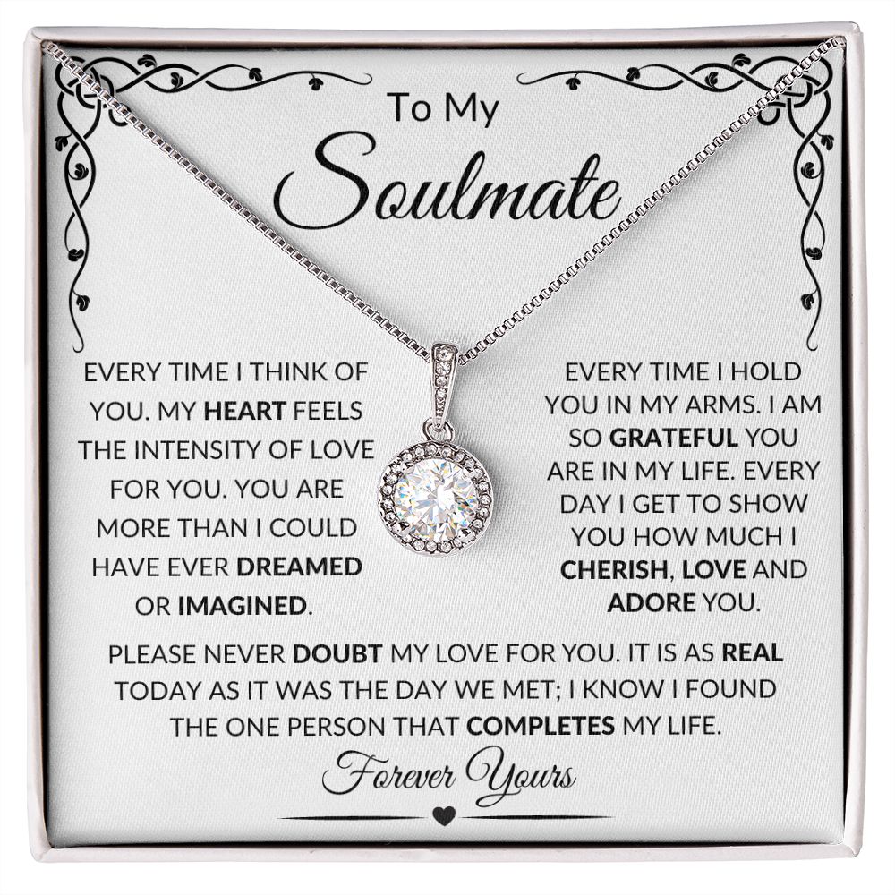To My Soulmate / Eternal Hope Necklace