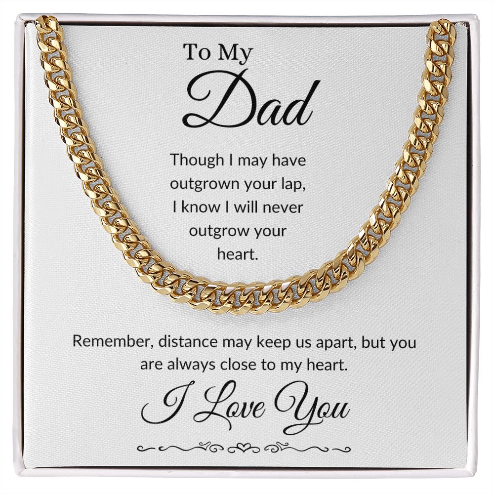To My Dad / Cuban Link Chain