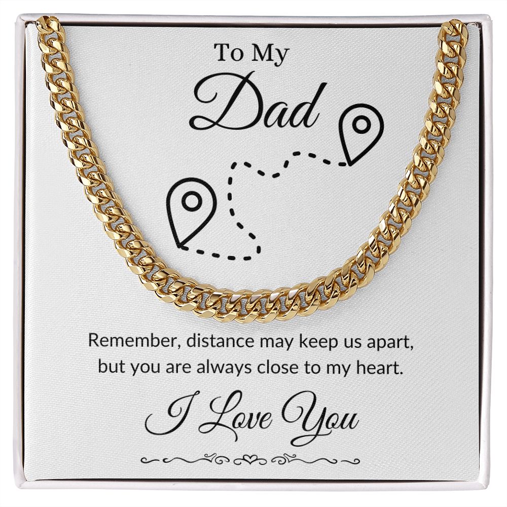 To My Dad / Cuban Link Chain