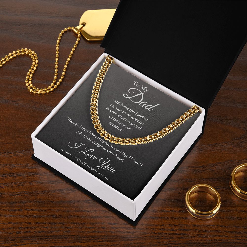 To My Dad / Cuban Link Chain