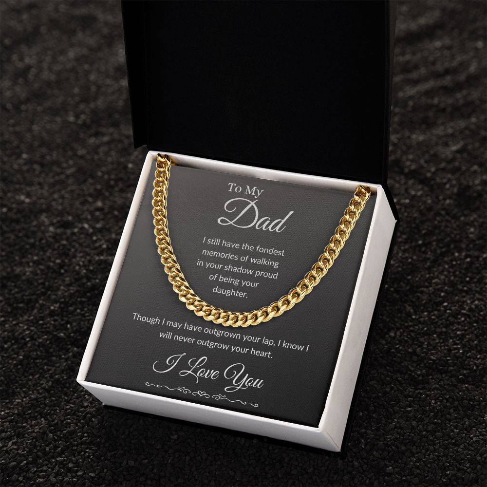 To My Dad / Cuban Link Chain