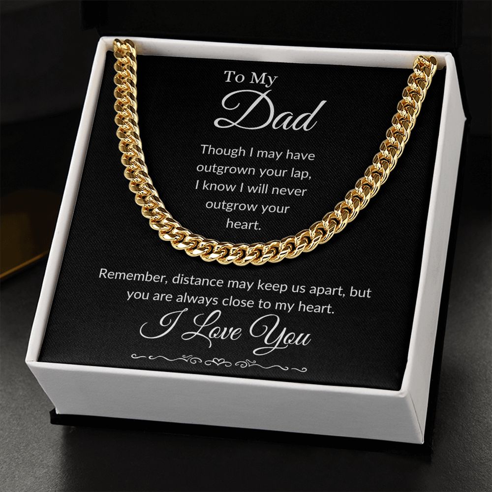 To My Dad / Cuban Link Chain