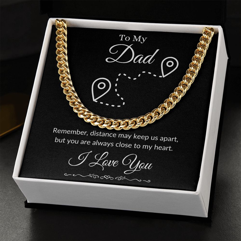 To My Dad / Cuban Link Chain