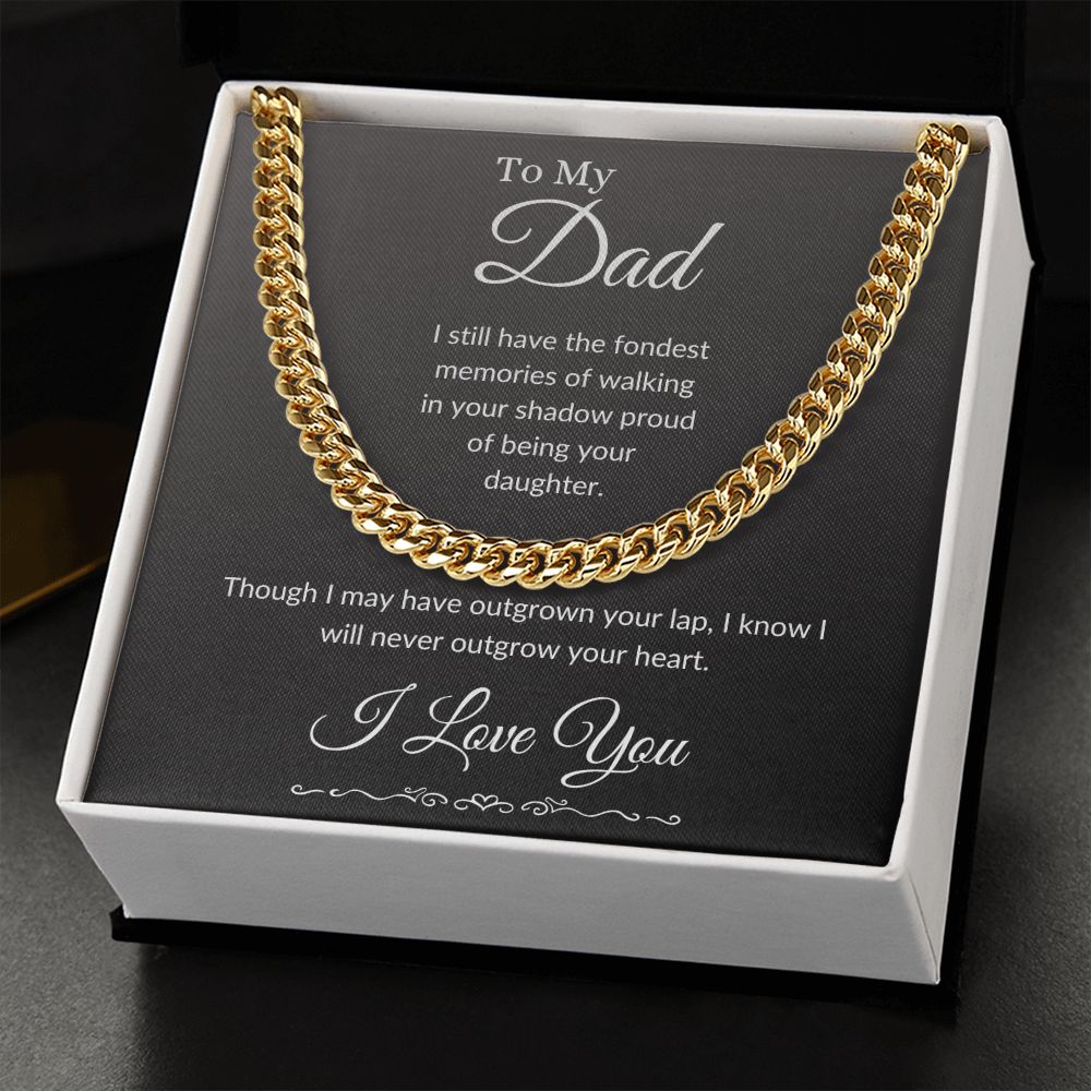 To My Dad / Cuban Link Chain
