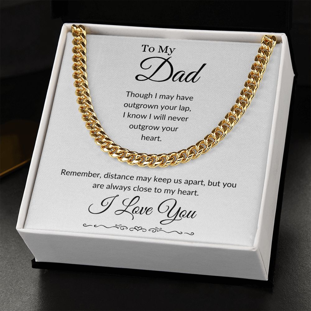 To My Dad / Cuban Link Chain