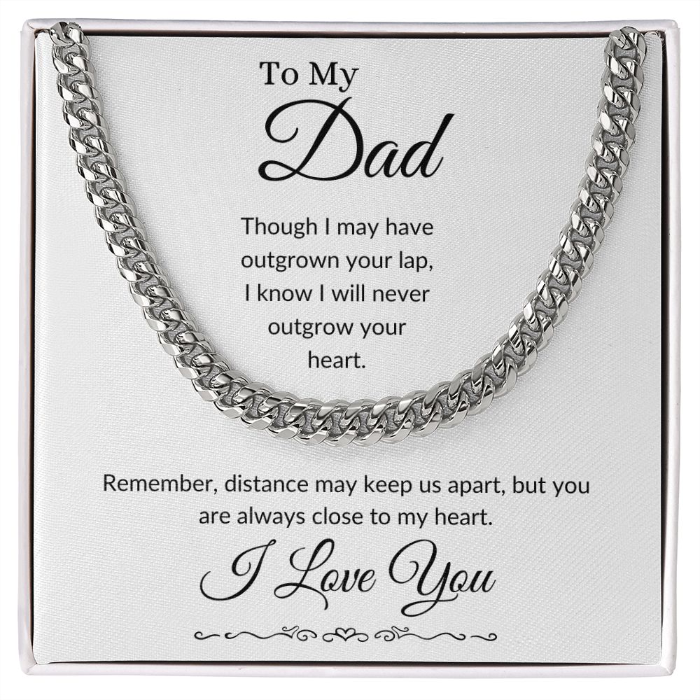 To My Dad / Cuban Link Chain