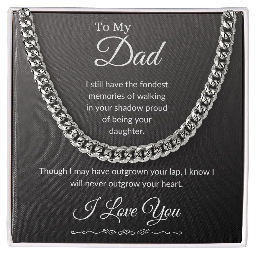 To My Dad / Cuban Link Chain