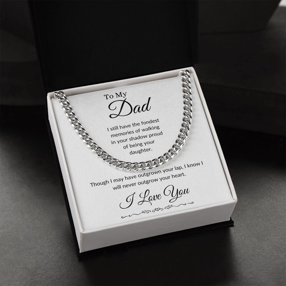 To My Dad / Cuban Link Chain