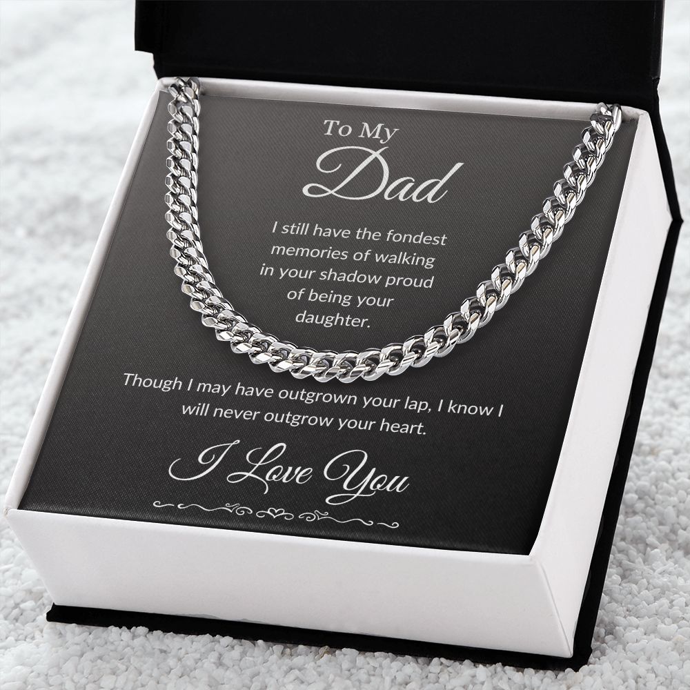 To My Dad / Cuban Link Chain
