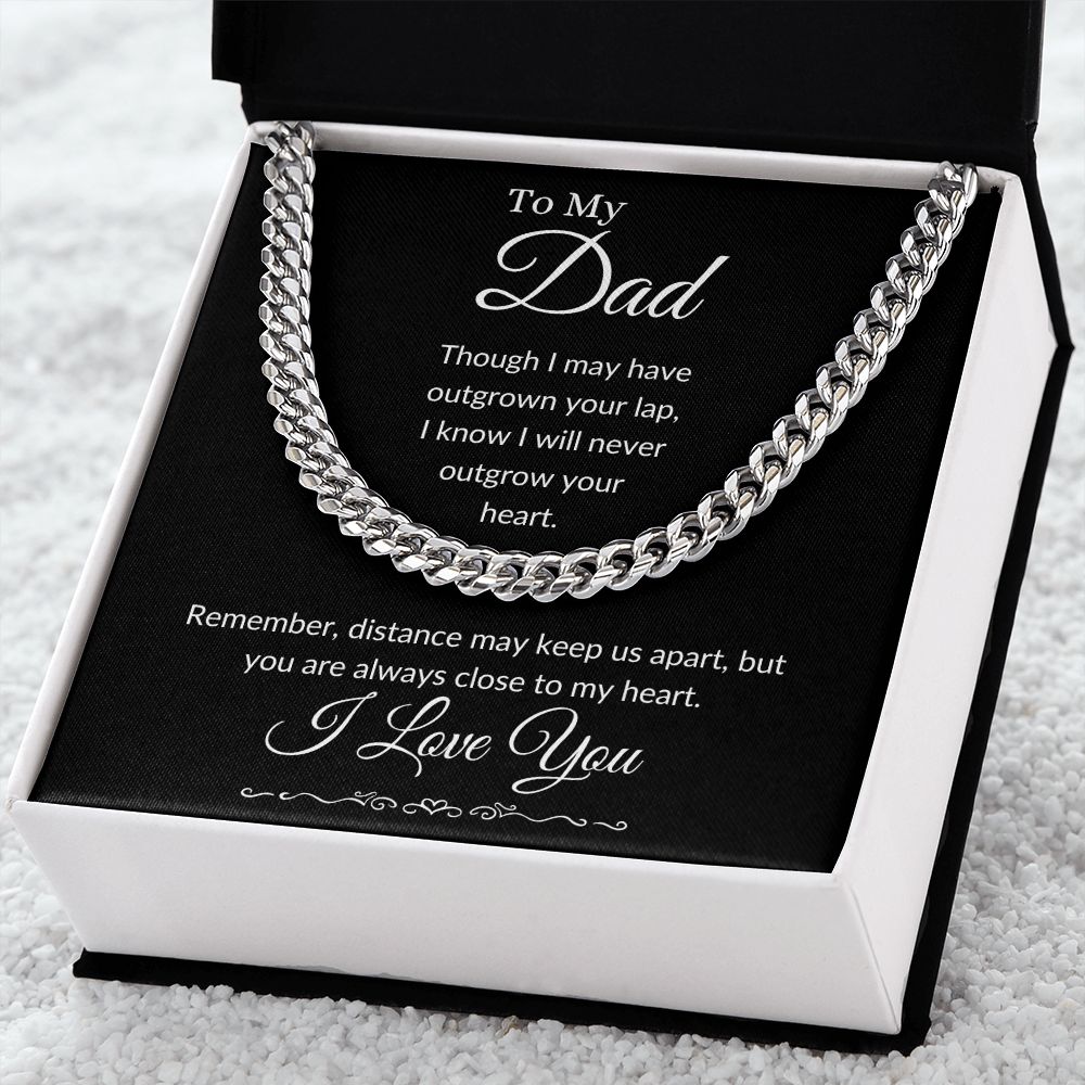 To My Dad / Cuban Link Chain