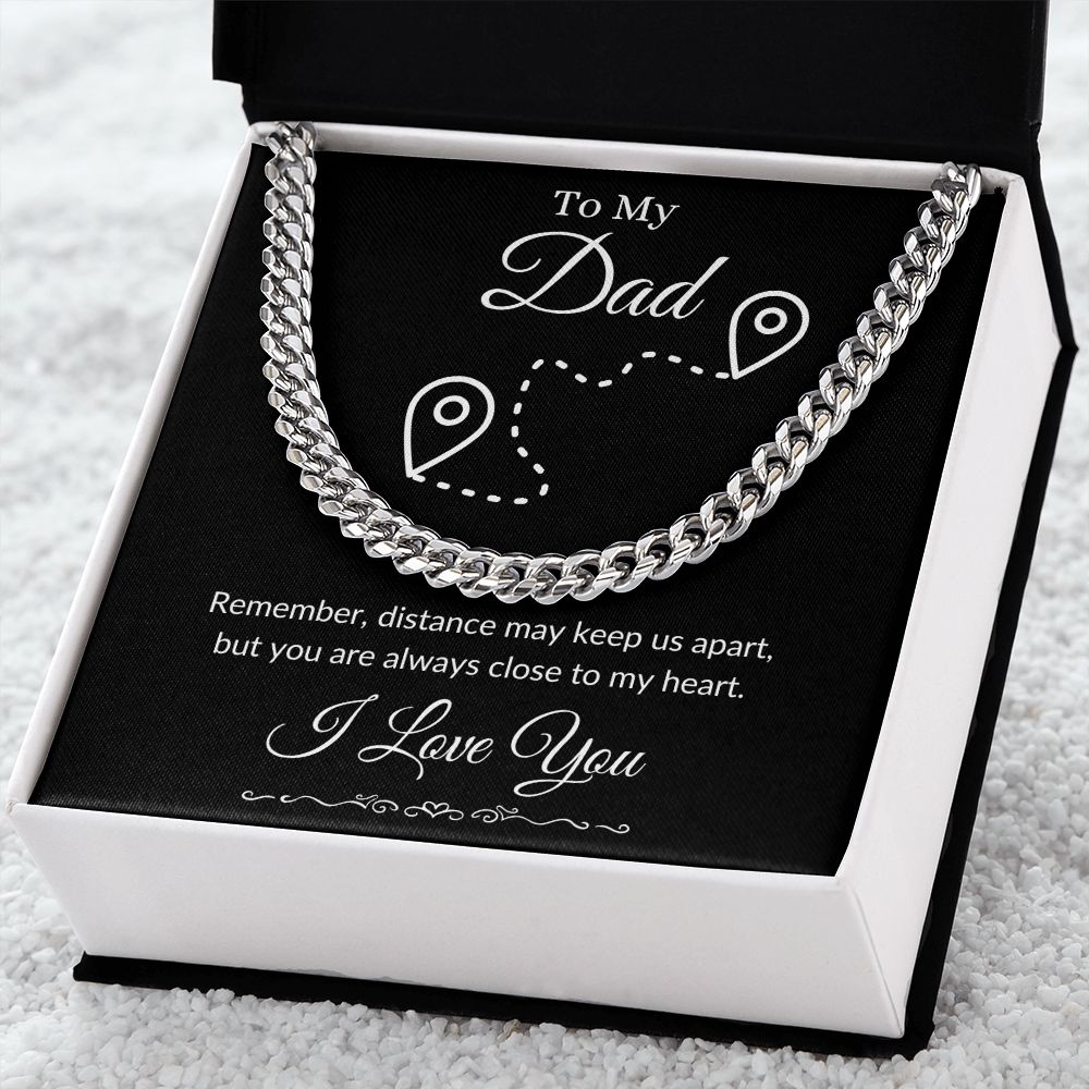 To My Dad / Cuban Link Chain