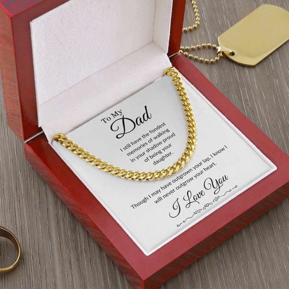 To My Dad / Cuban Link Chain