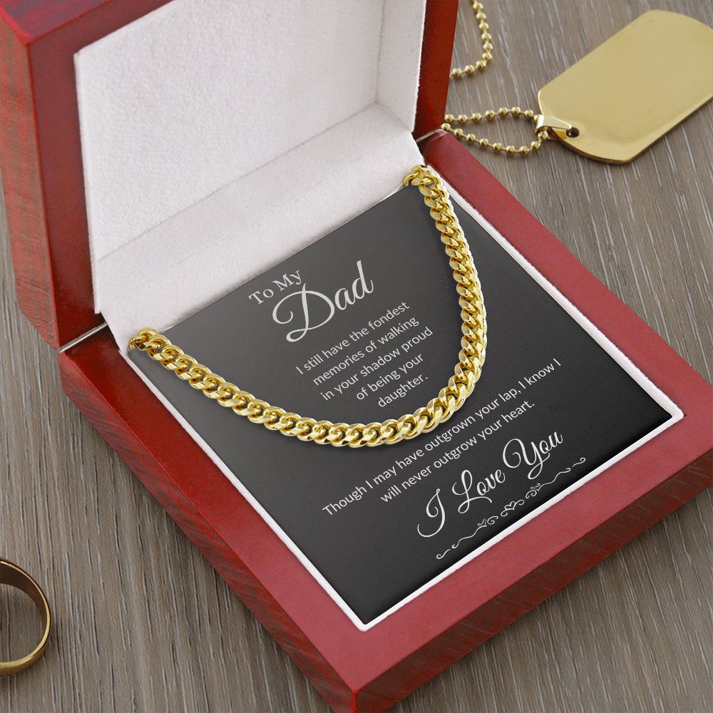 To My Dad / Cuban Link Chain