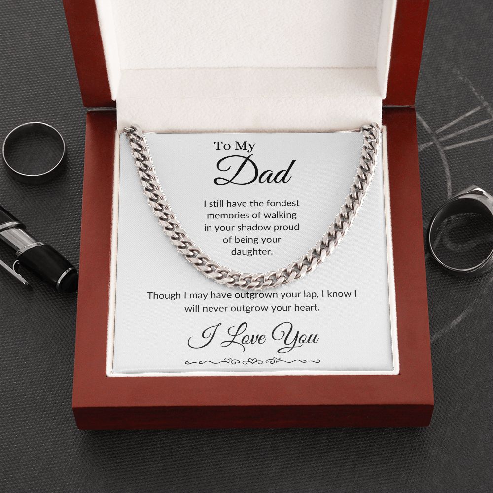To My Dad / Cuban Link Chain