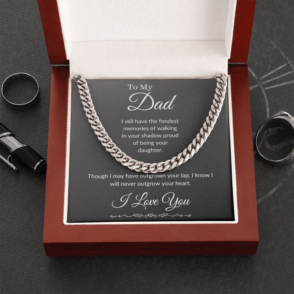 To My Dad / Cuban Link Chain