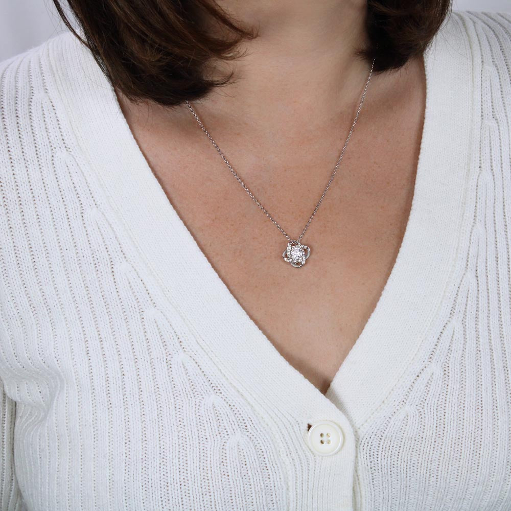 To My Soulmate / Love Knot Necklace