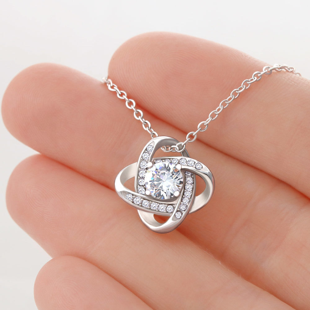 To My Mom / Love Knot Necklace