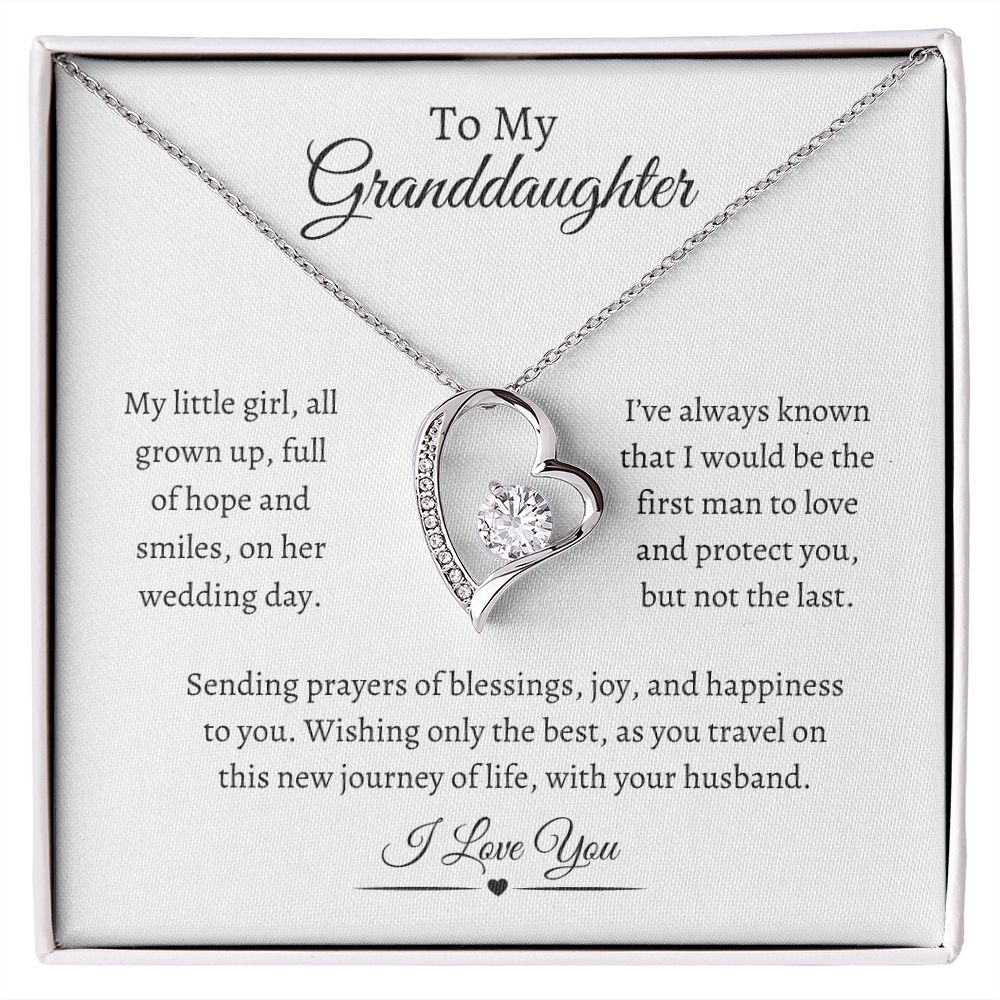 To My Granddaughter / Forever Love Necklace
