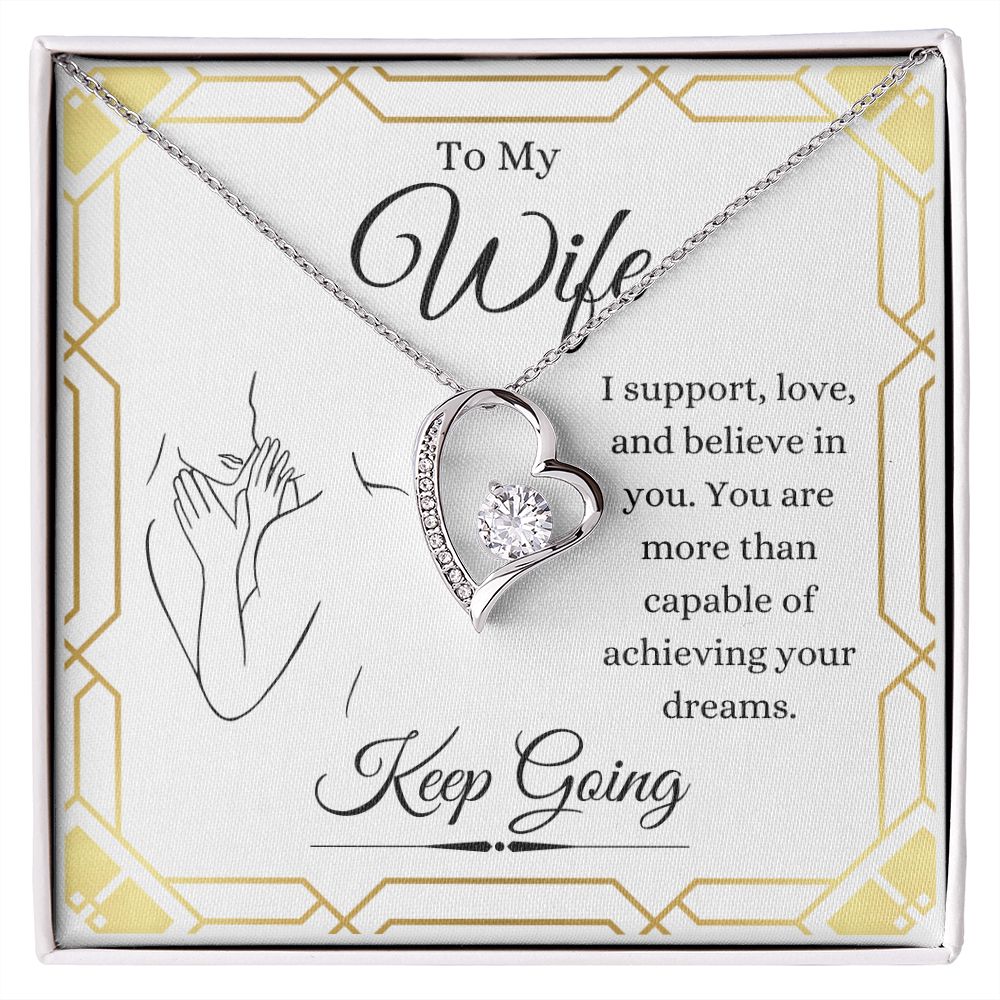 To My Wife / Forever Love Necklace