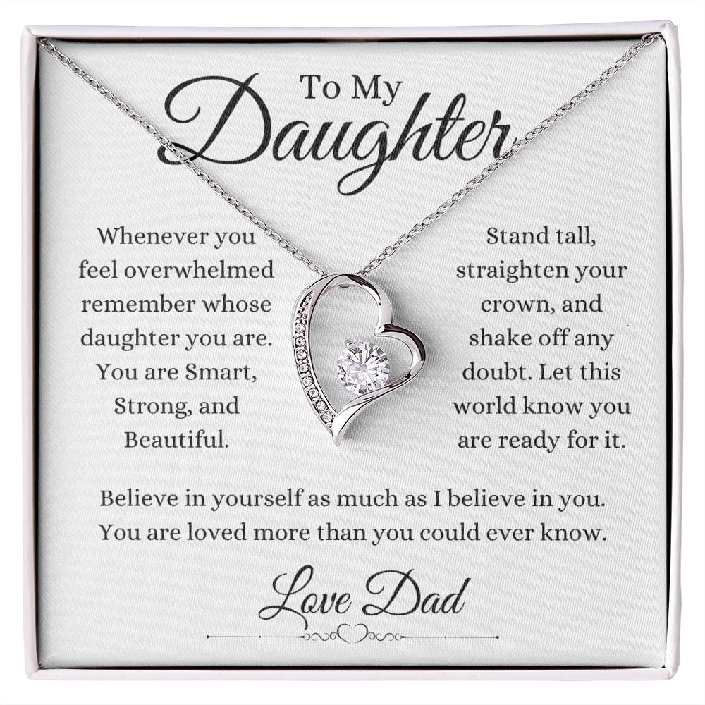 To My Daughter / Forever Love Necklace