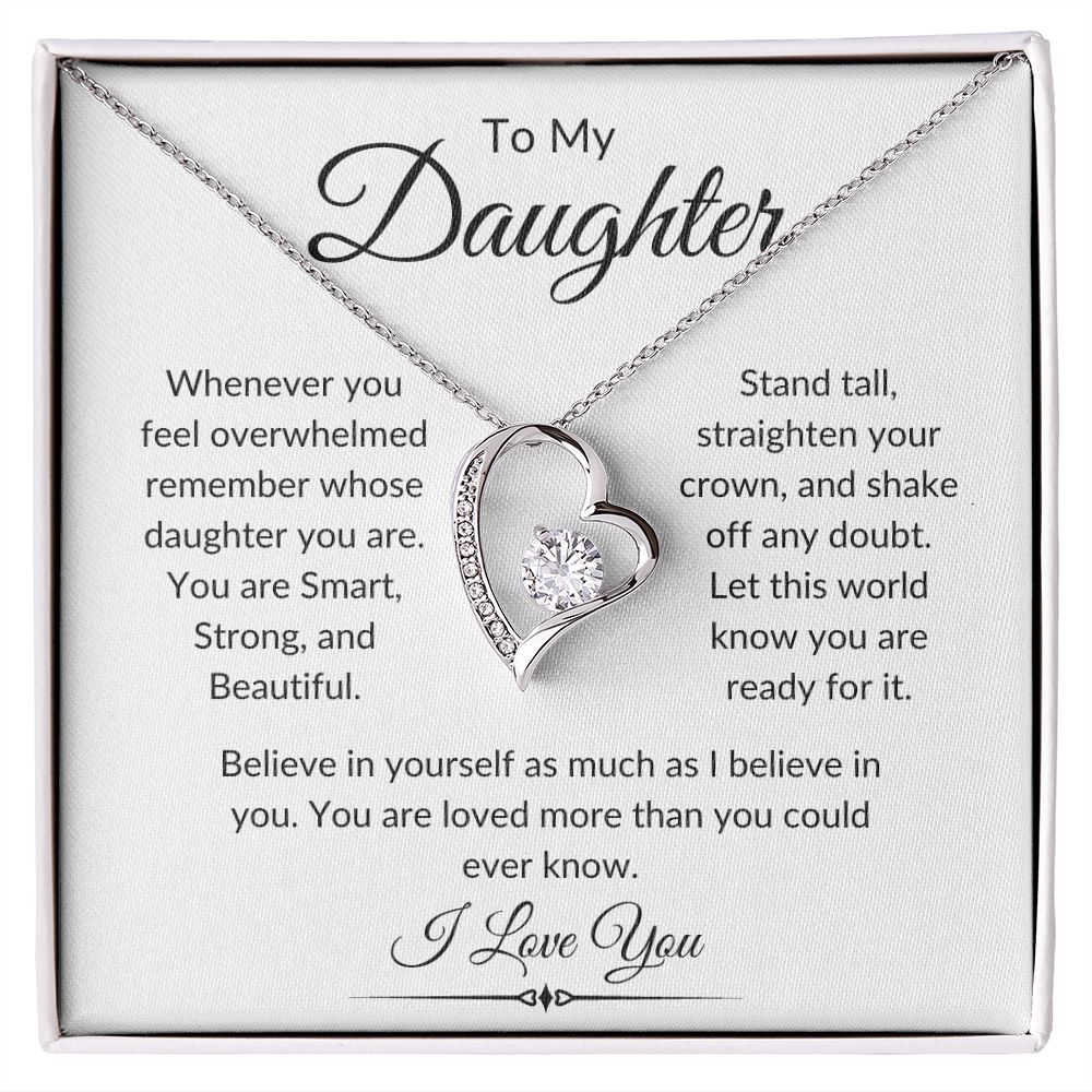 To My Daughter / Forever Love Necklace