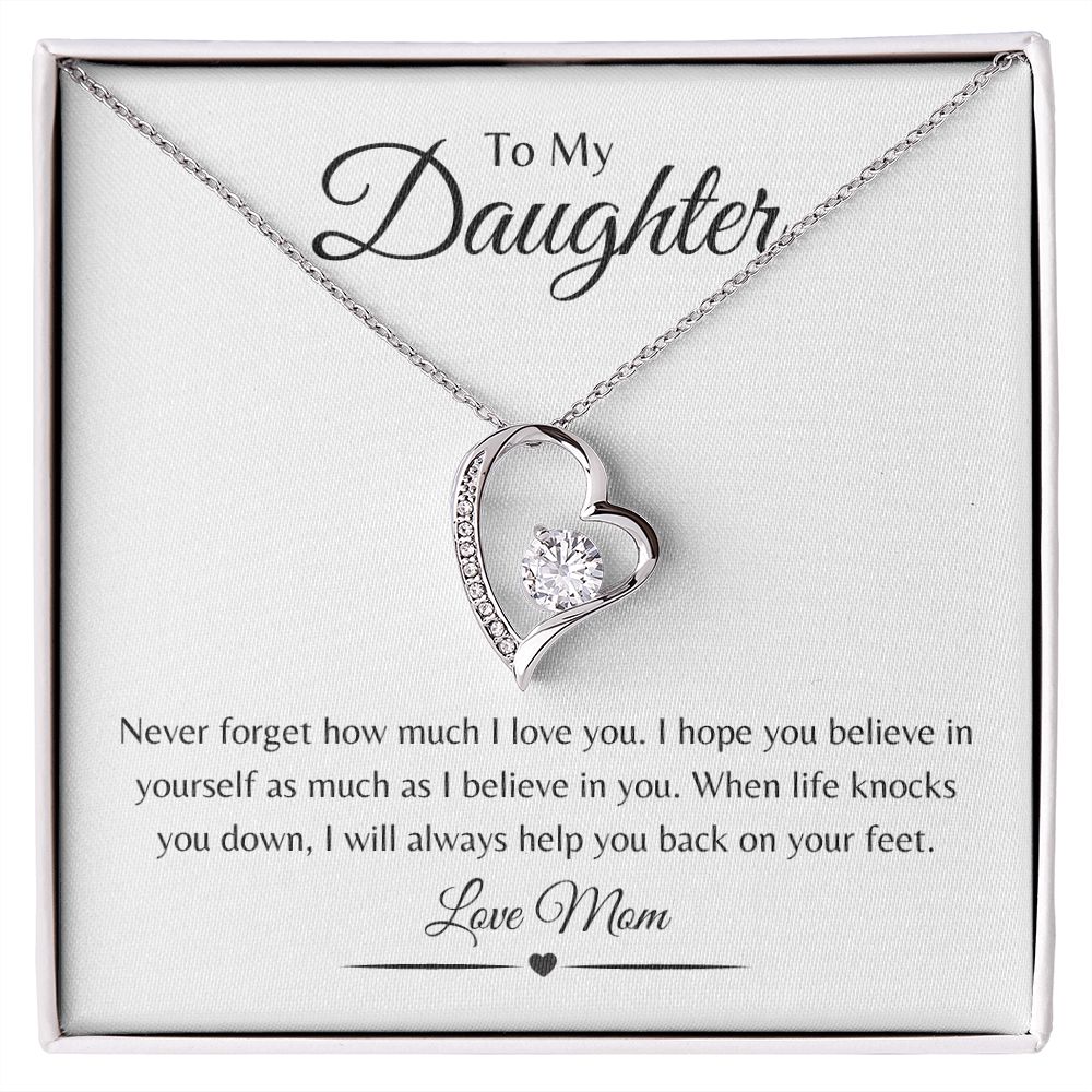 To My Daughter / Forever Love Necklace