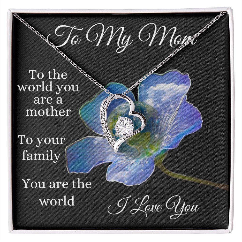 To My Mom / Forever Love Necklace