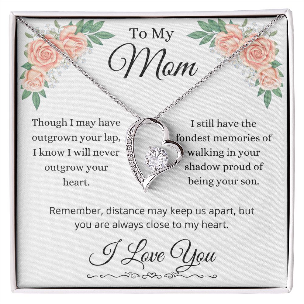 To My Mom / Forever Love Necklace