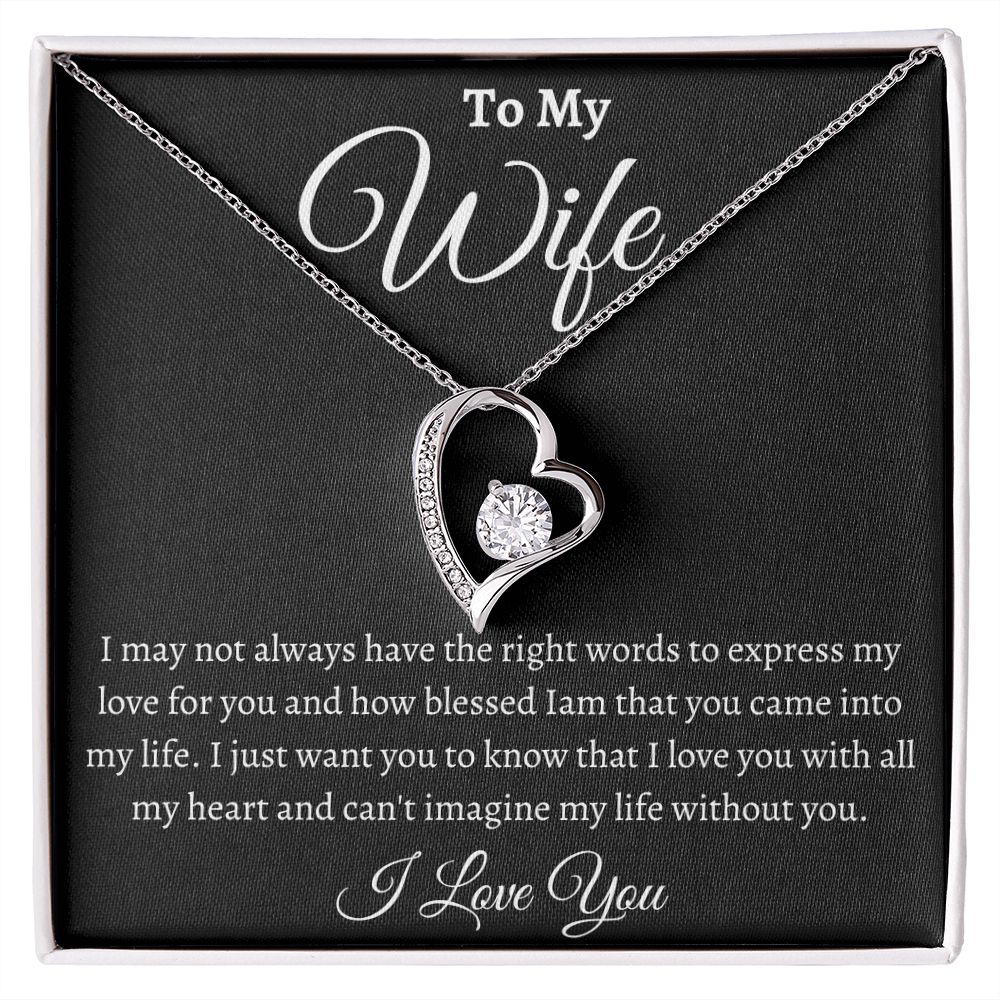 To My Wife / Forever Love Necklace