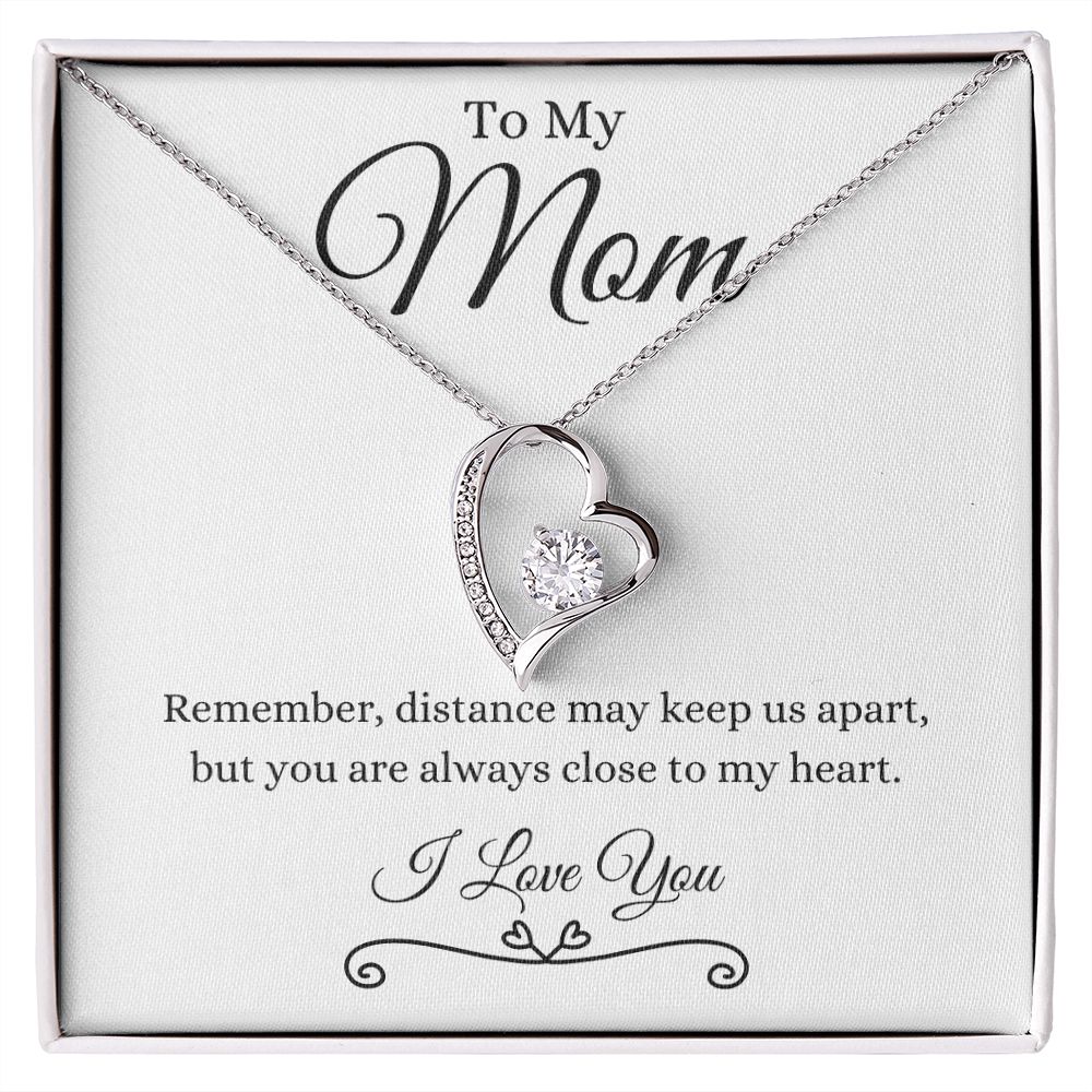 To My Mom / Forever Love Necklace
